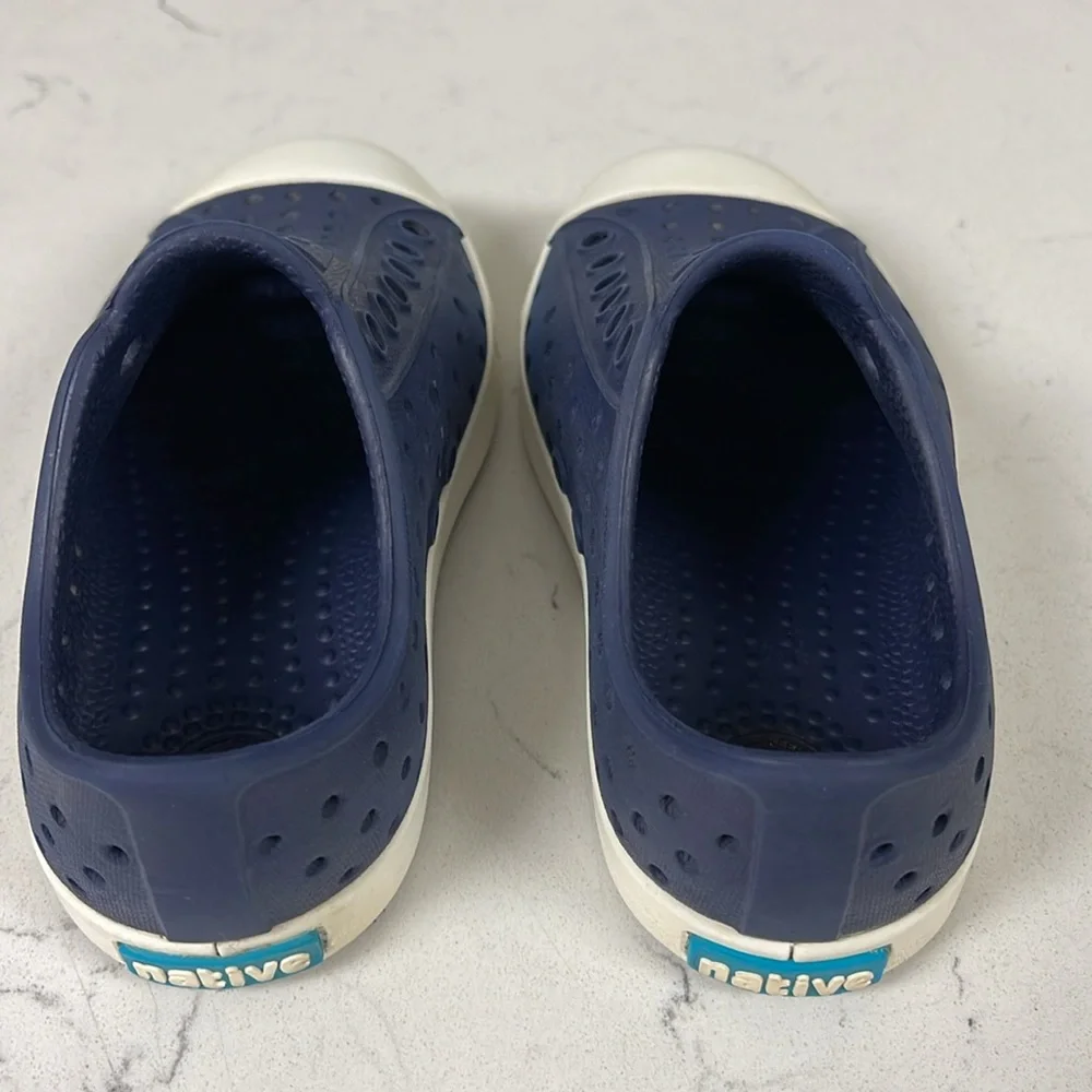 Native Jefferson Slip-on Sneakers Toddler/Little Kid Water Shoe Navy Blue Size 7